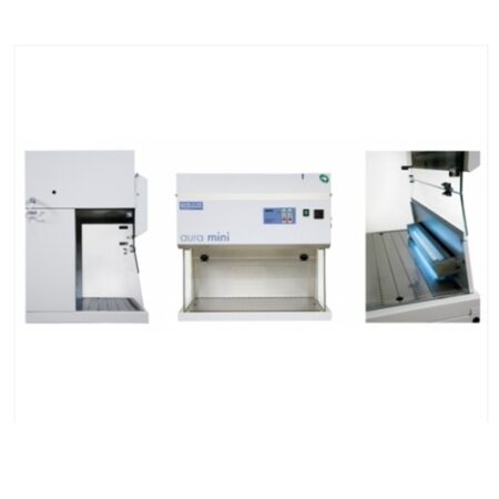 Gabinete de flujo laminar aura mini panel de cierre frontal