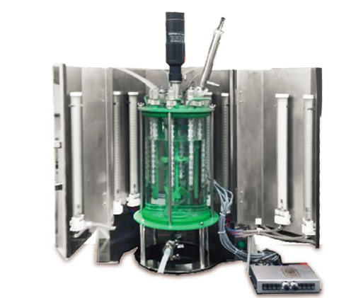 PBR escala de laboratorio fotobiorreactor