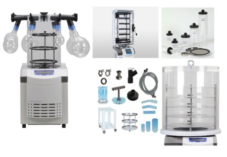 Cámaras, Bombas, Bandejas, botellas, conectores y otros