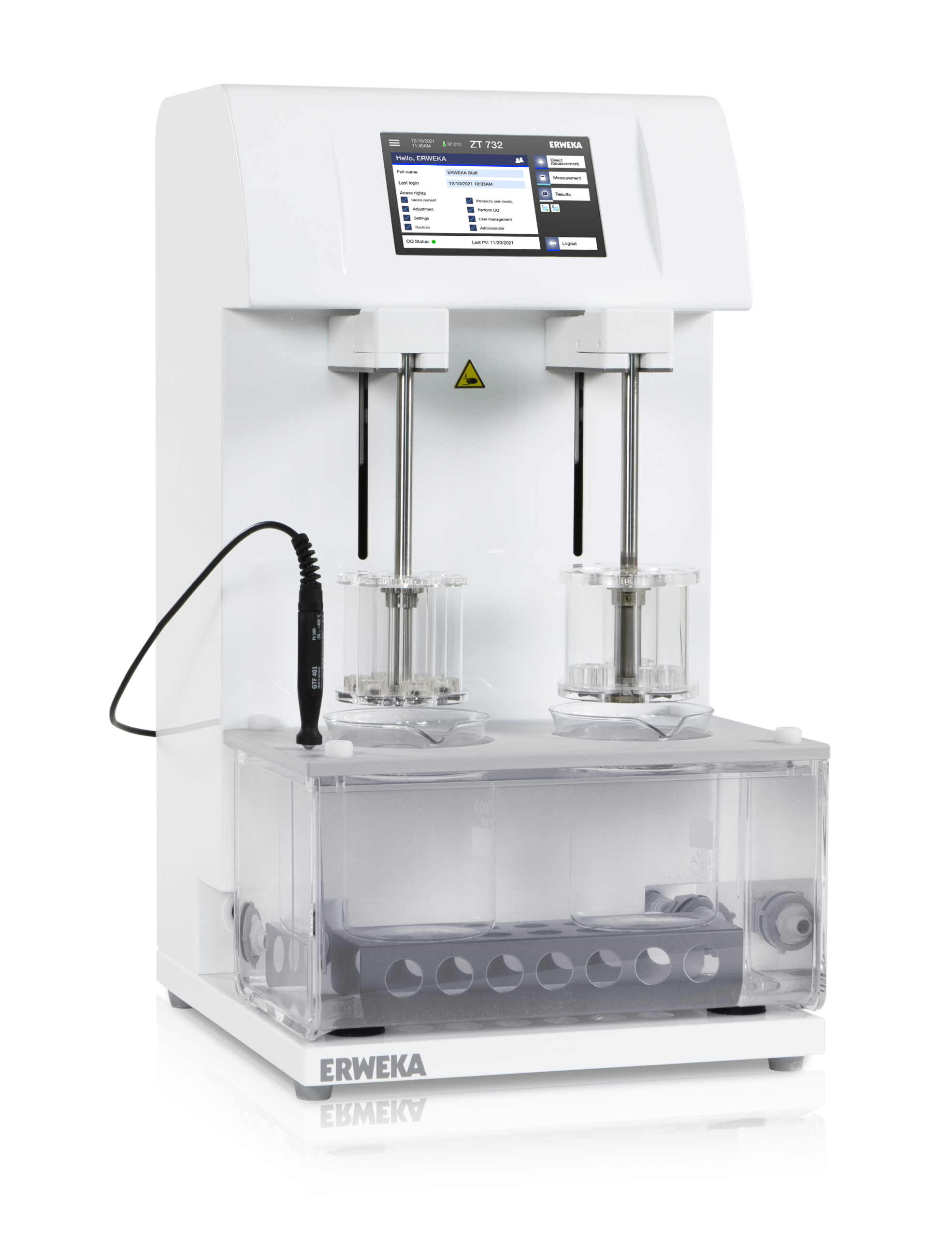 ZT 730 Series Pruebas de desintegración automatizadas ERWEKA