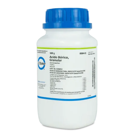 Acido bórico gran. Ra acs 500 gr