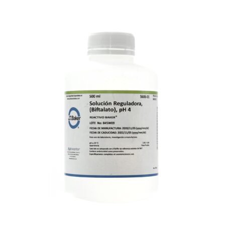 Solución Reguladora ph4 biftalato 500 ml